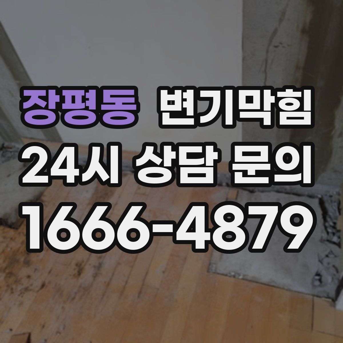 장평동 변기막힘