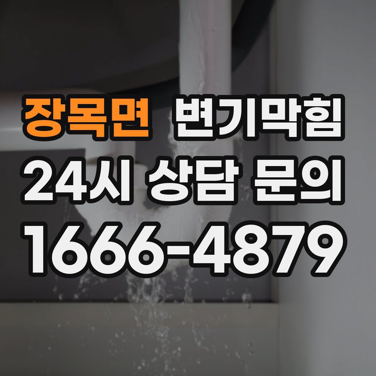 장목면 변기막힘