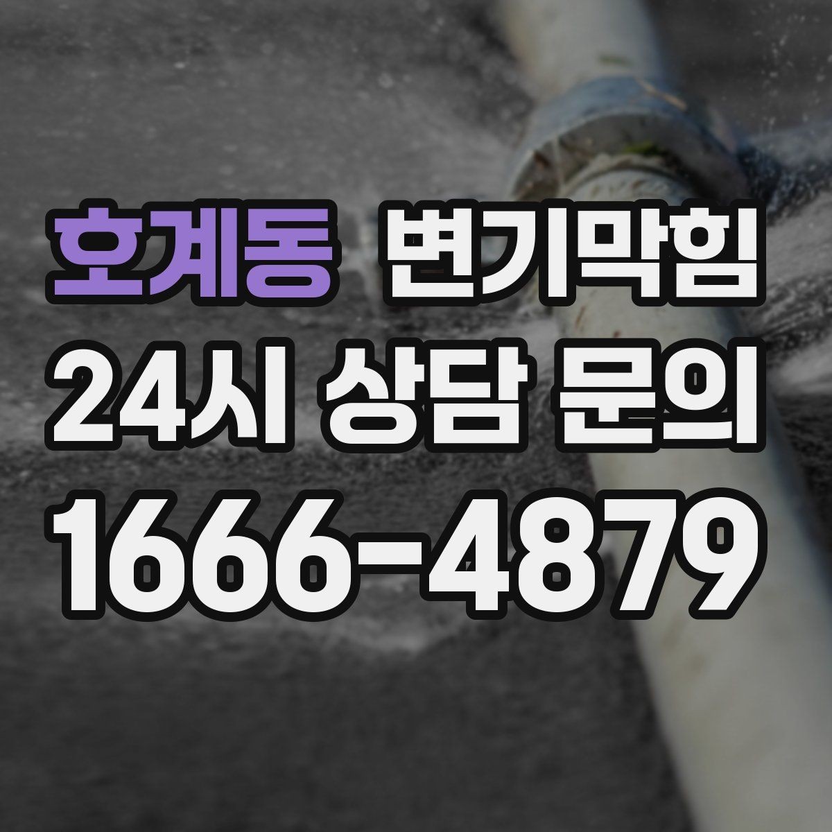 호계동 변기막힘 사진·영상 전후 비교 기록