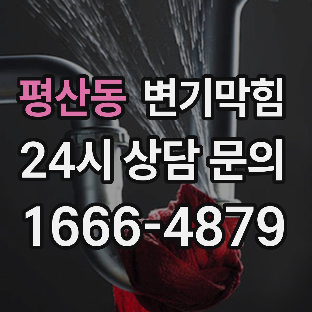 평산동 변기막힘