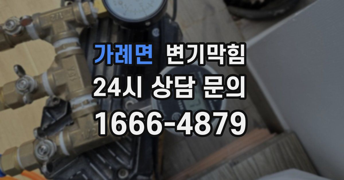 가례면 변기
