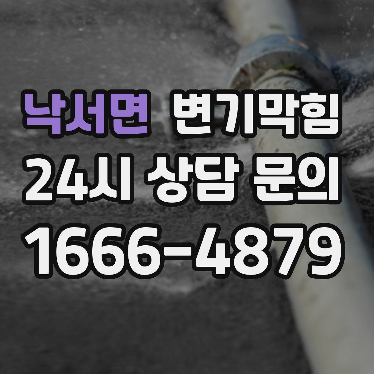 낙서면 변기막힘