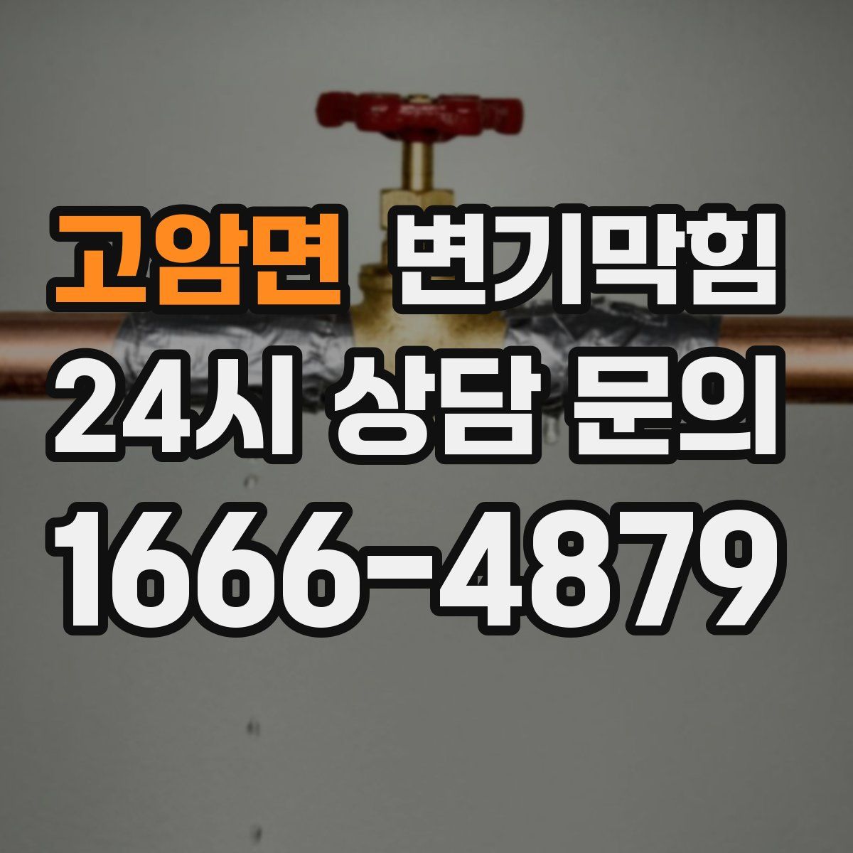 고암면 변기막힘