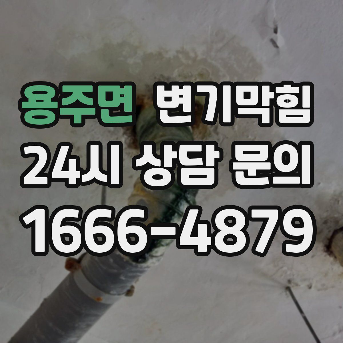 용주면 변기막힘