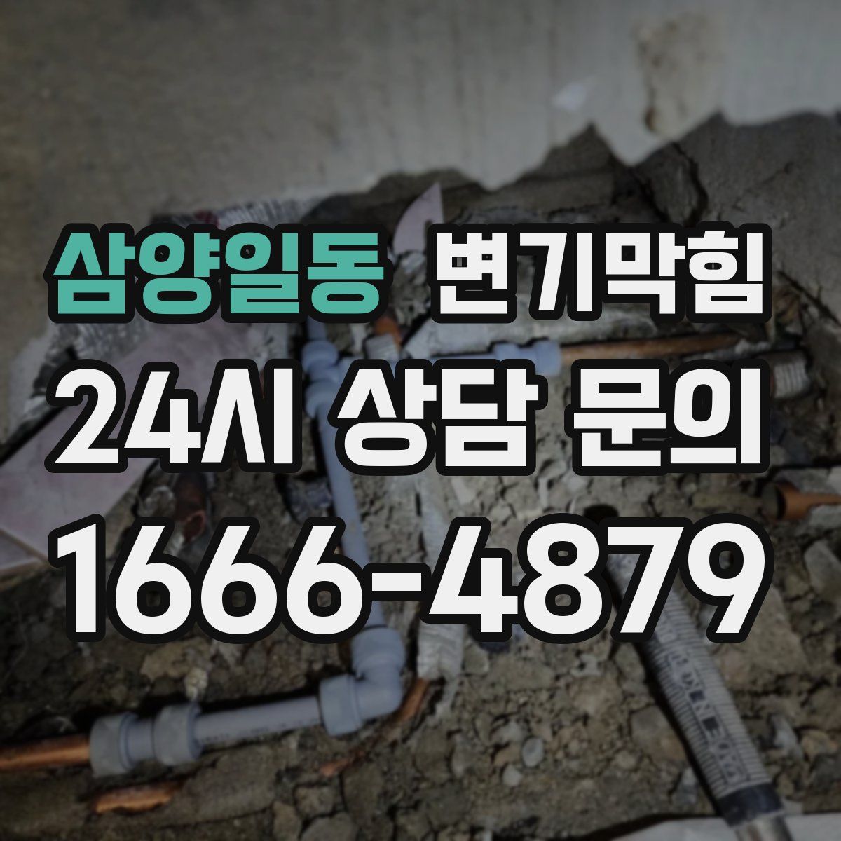 삼양일동 변기막힘