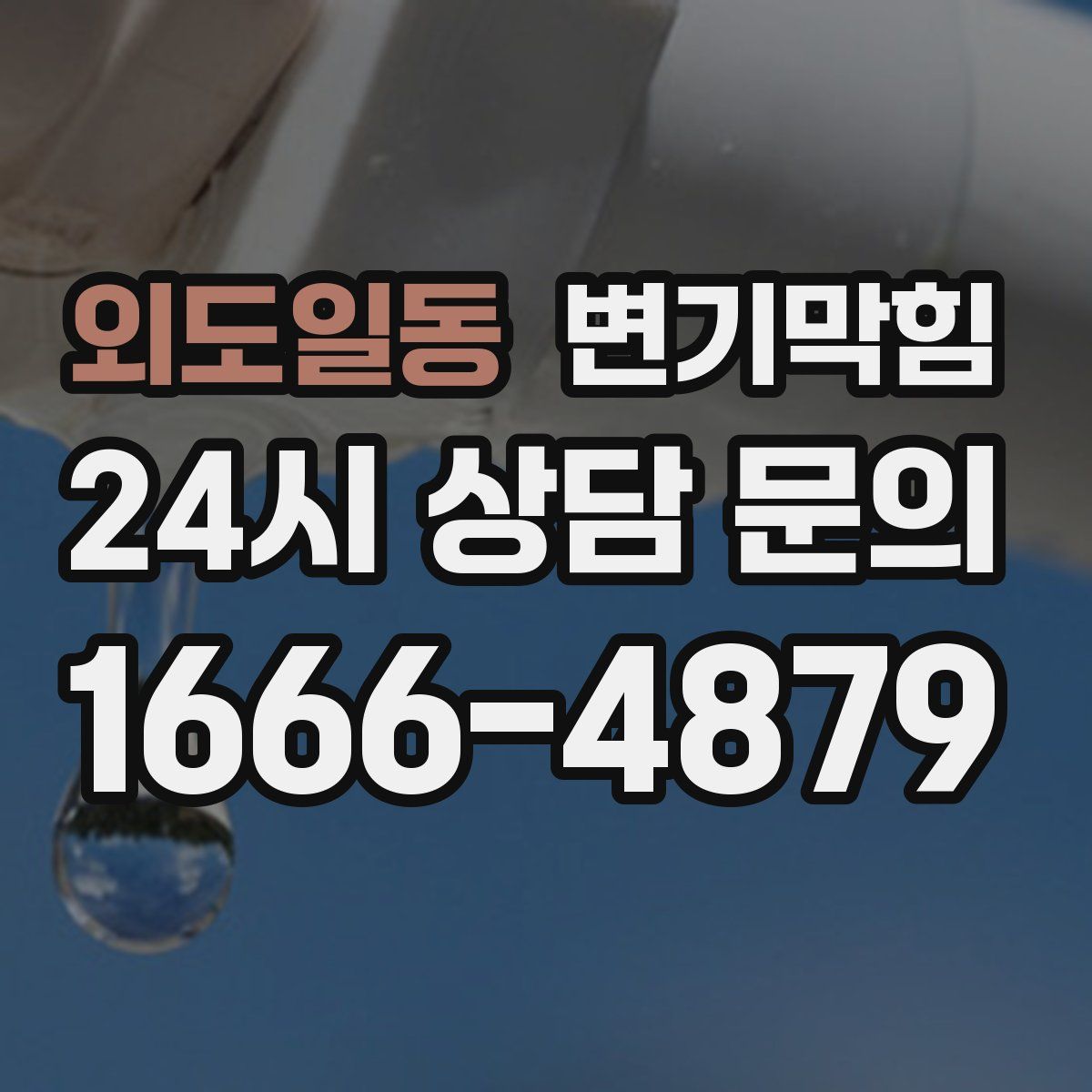 외도일동 변기막힘