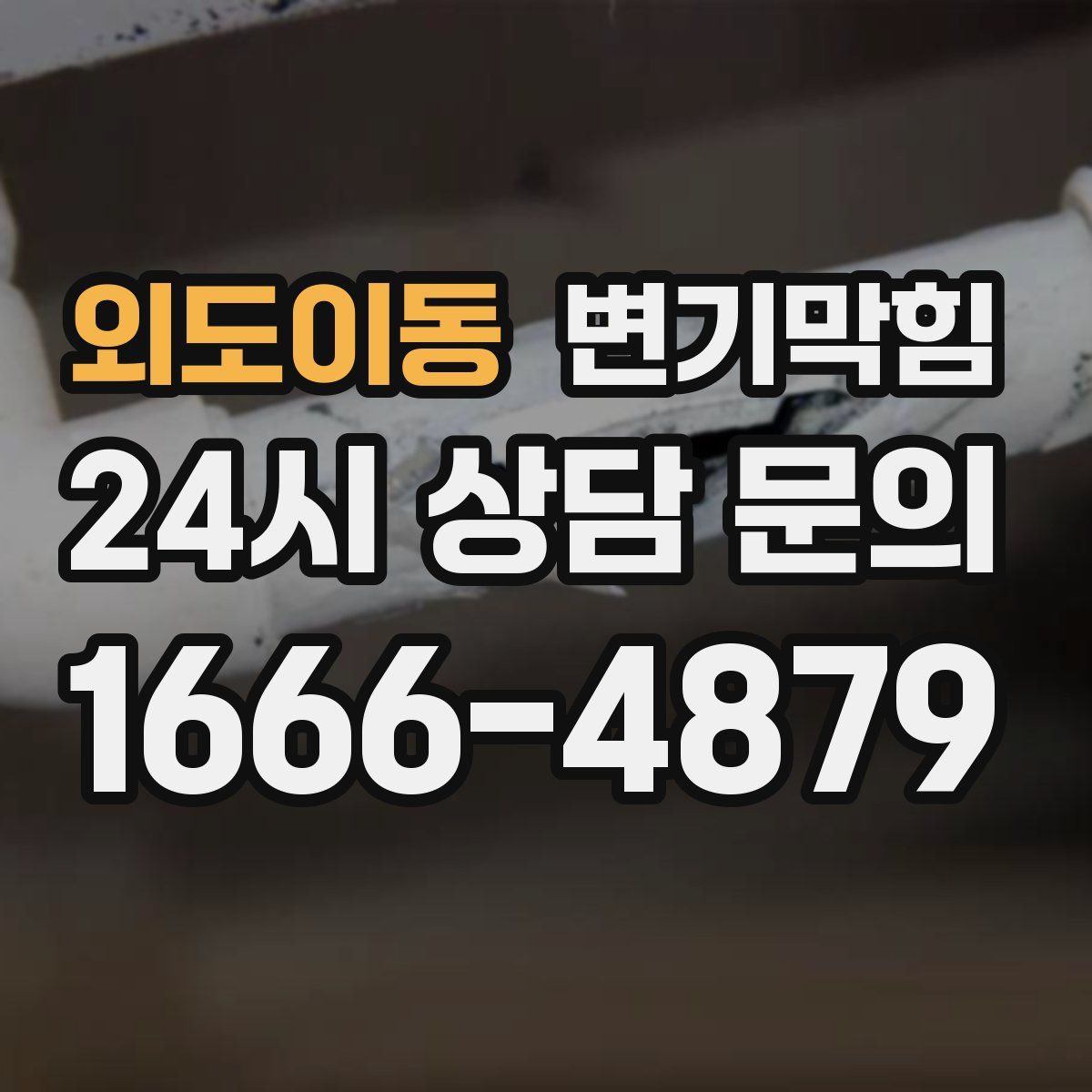 외도이동 변기막힘