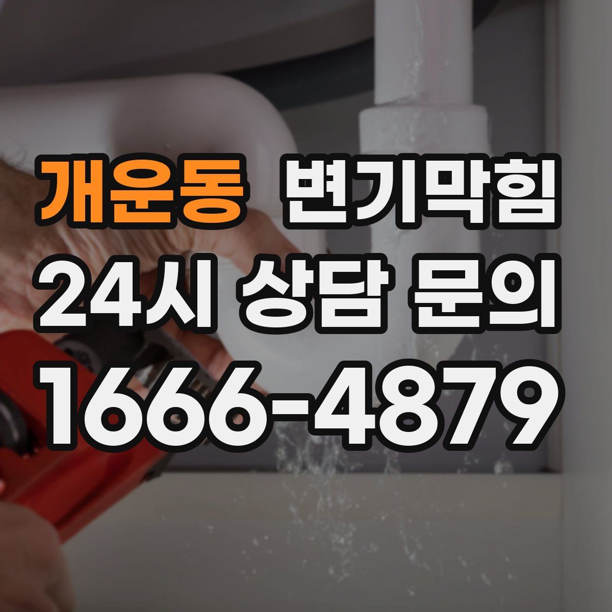 개운동 변기막힘