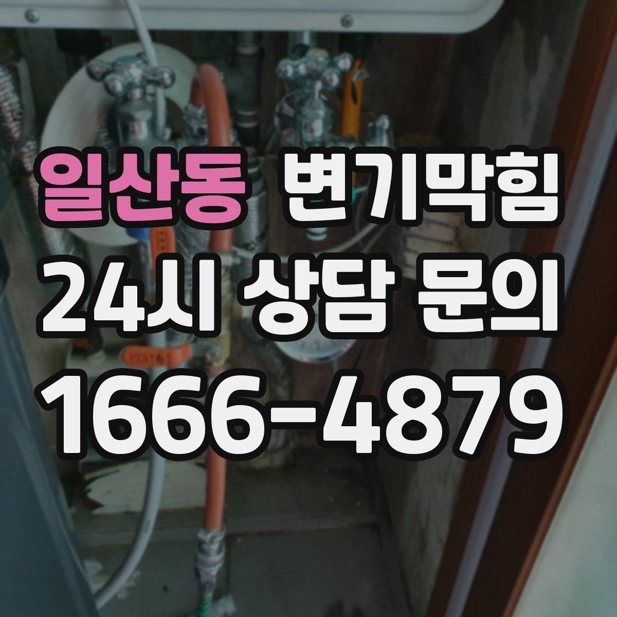 일산동 변기막힘 카페 변기뚫기 고객 대기 최소