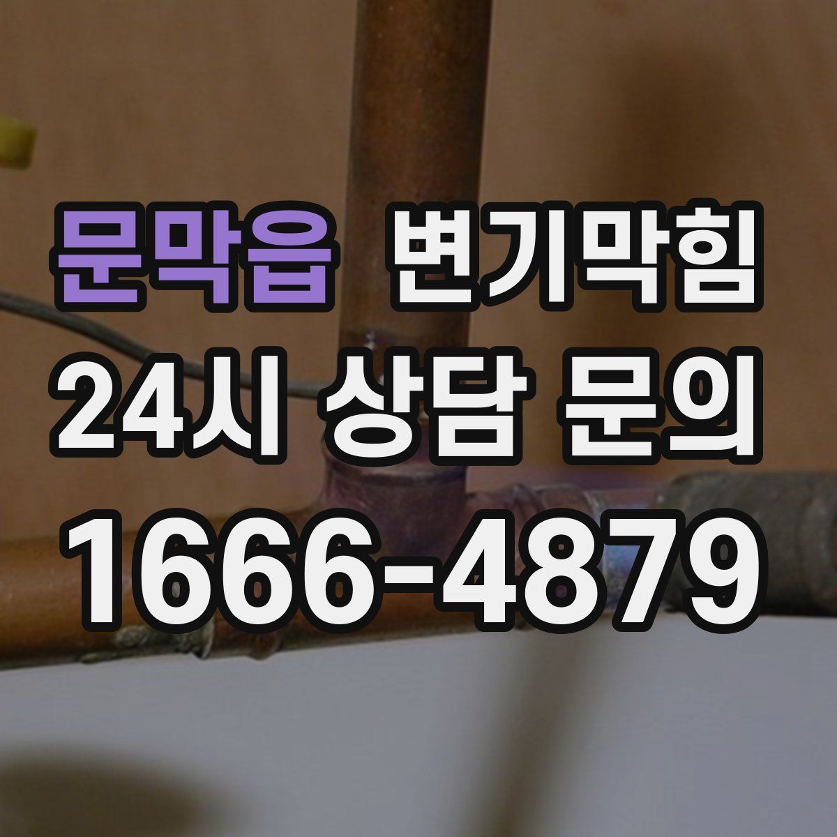 문막읍 변기막힘