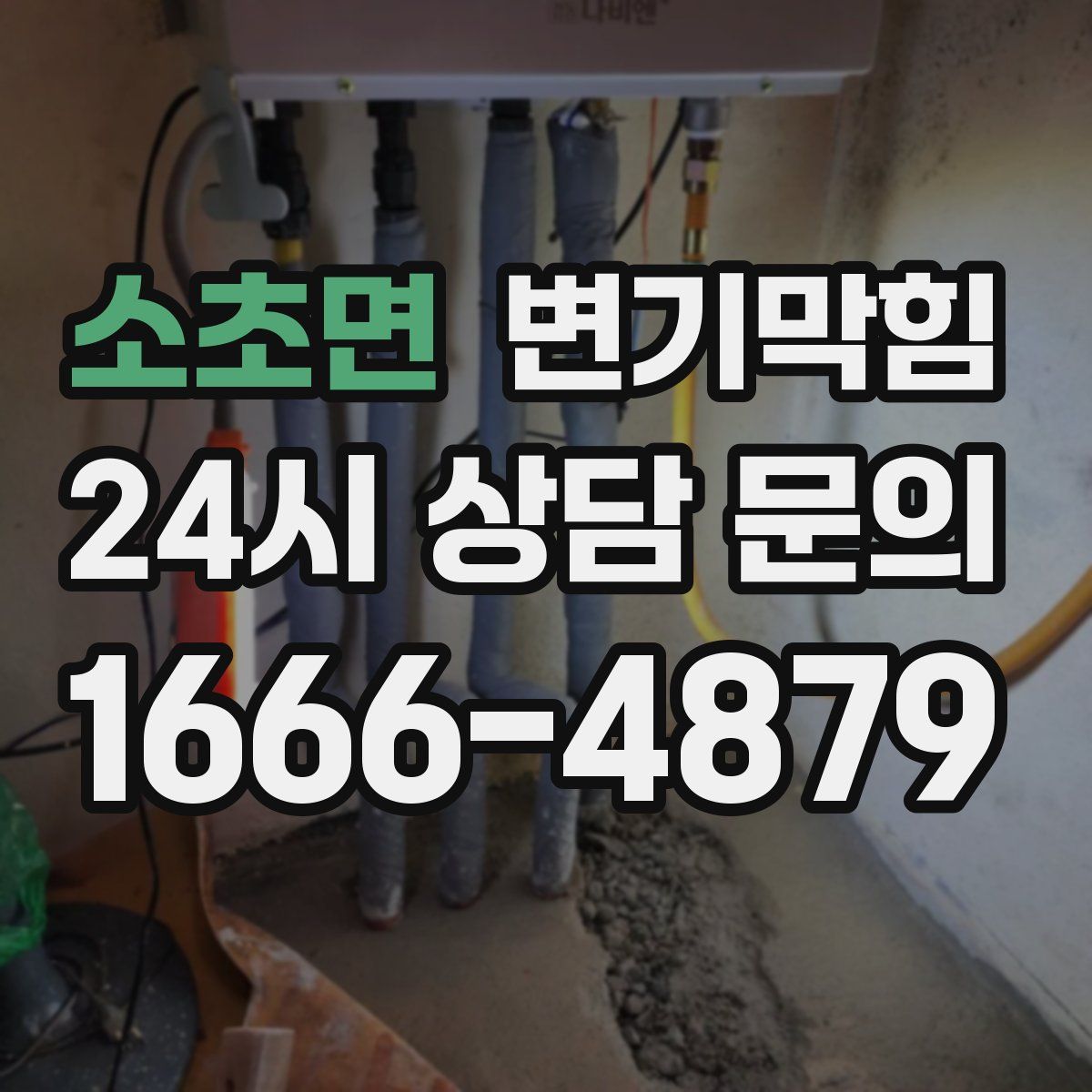 소초면 변기막힘