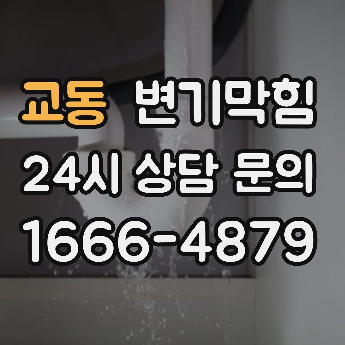 교동 변기막힘 원룸 내시경 병목 캡처