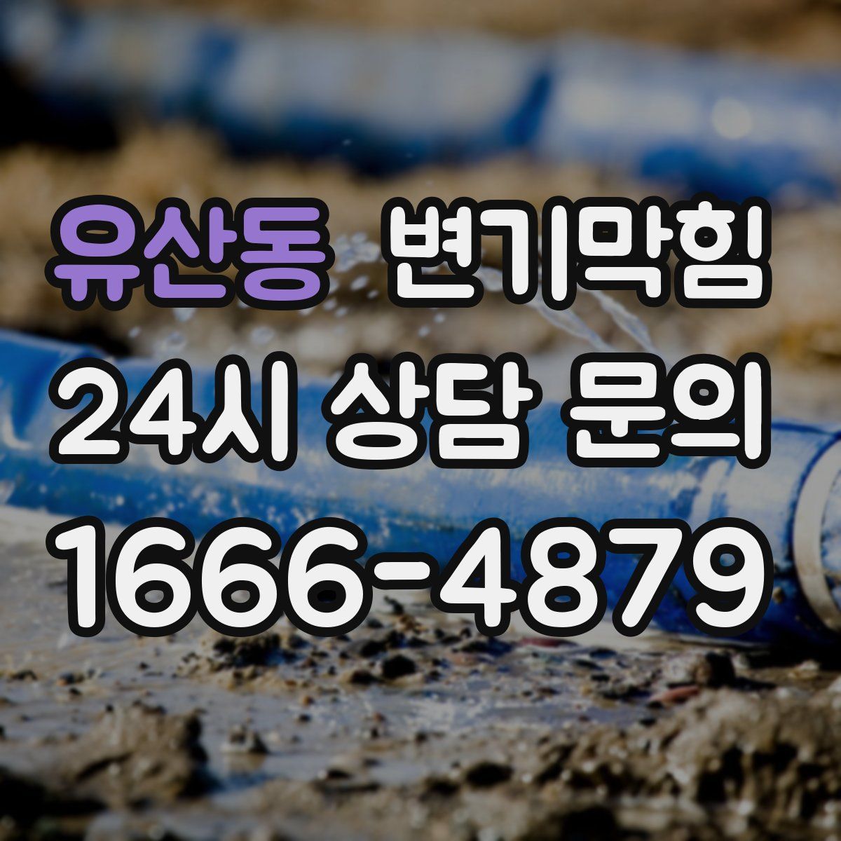 유산동 변기막힘