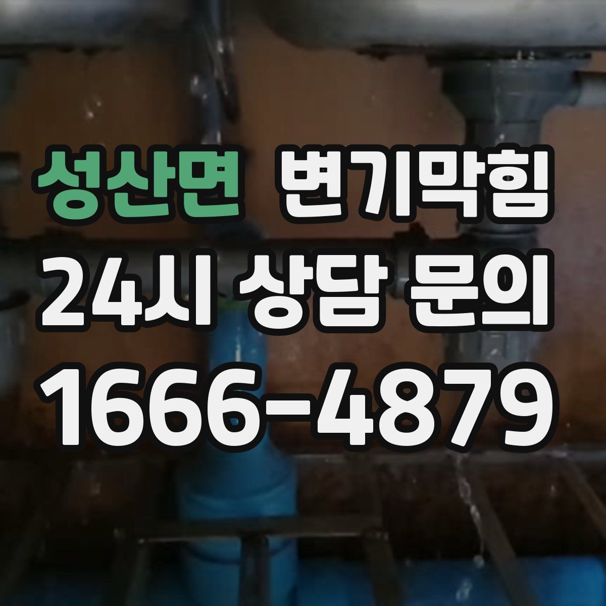 성산면 변기막힘