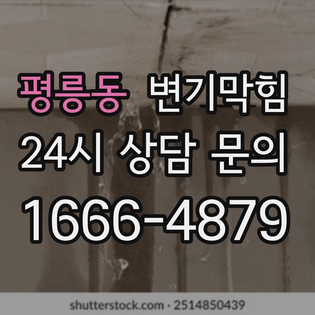 평릉동 변기막힘