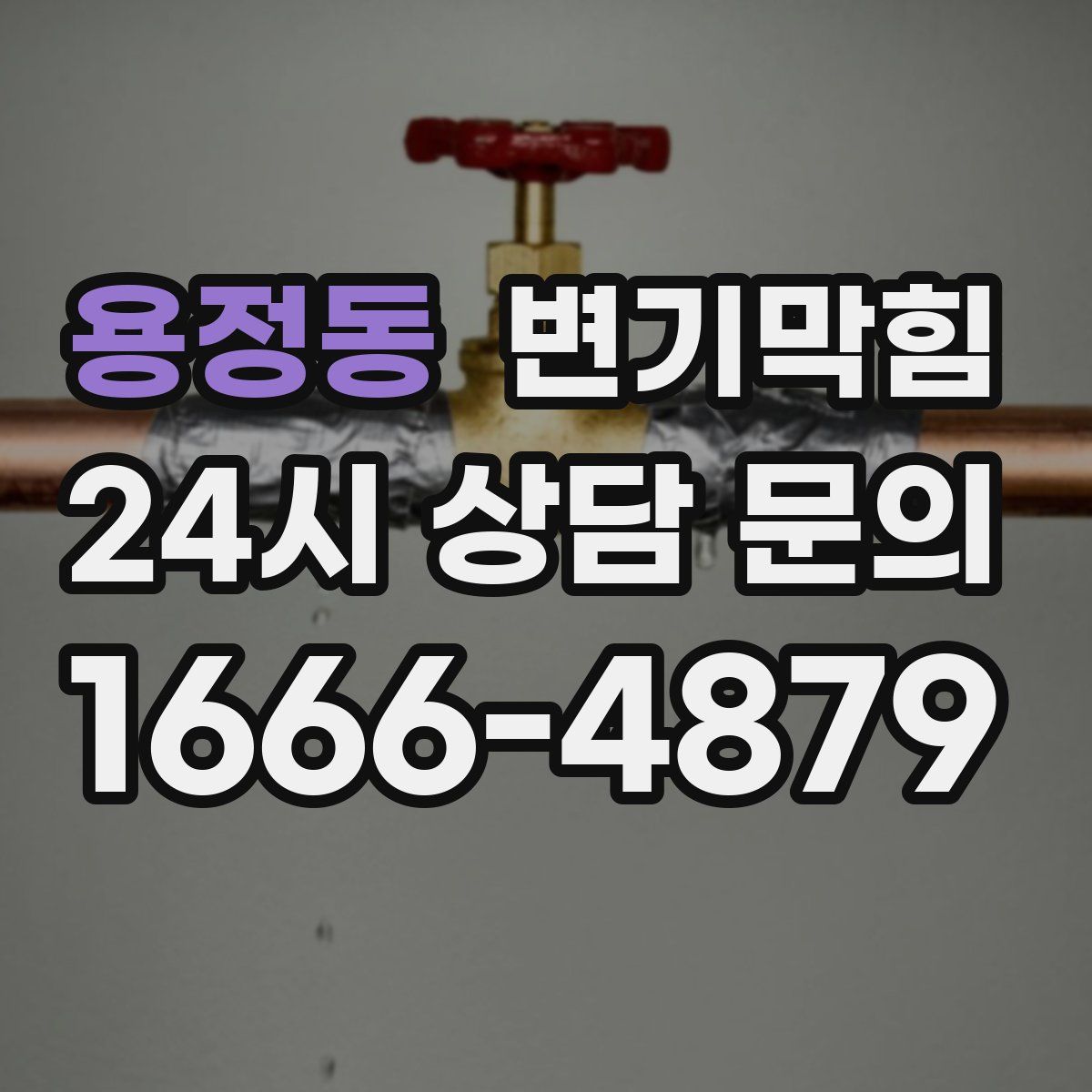 용정동 변기막힘