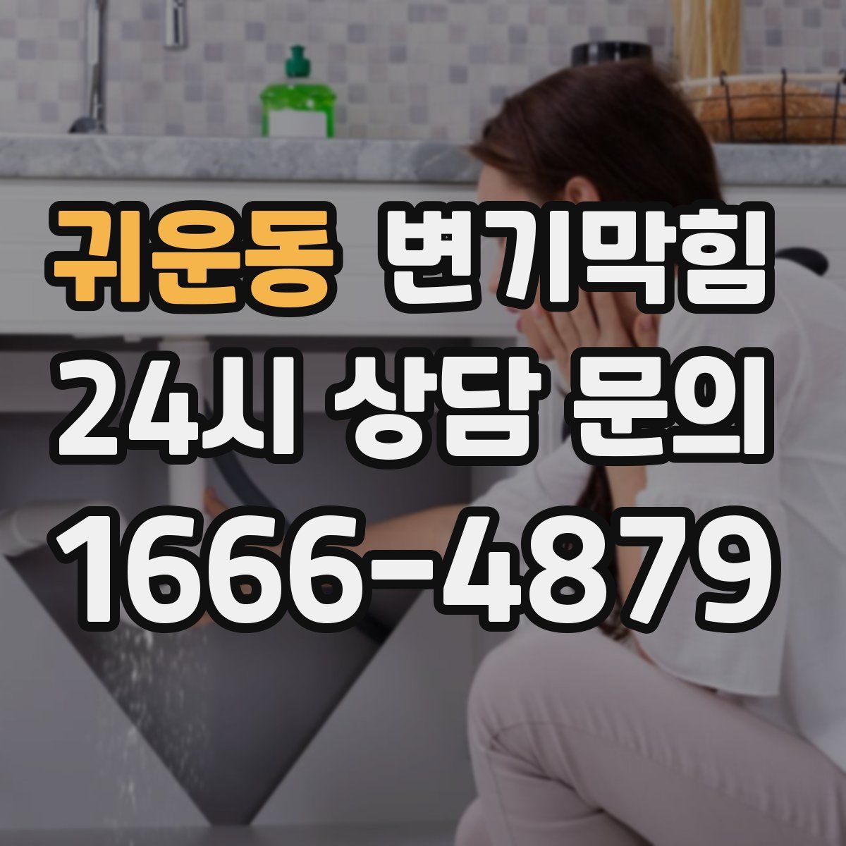 귀운동 변기막힘