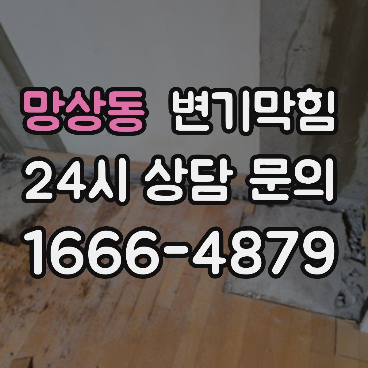 망상동 변기막힘 빌라 화장실역류 긴급 복구 기록