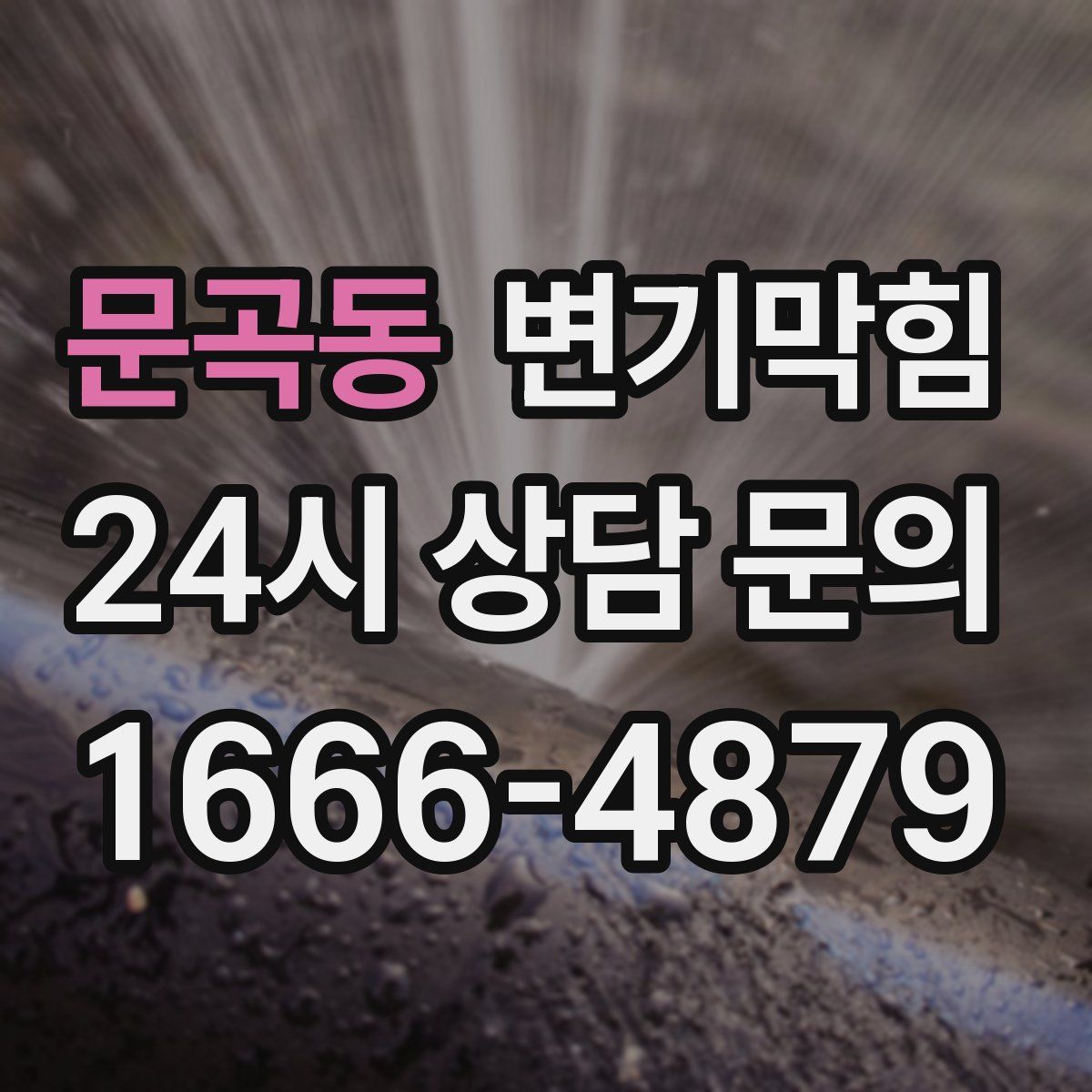 문곡동 변기막힘