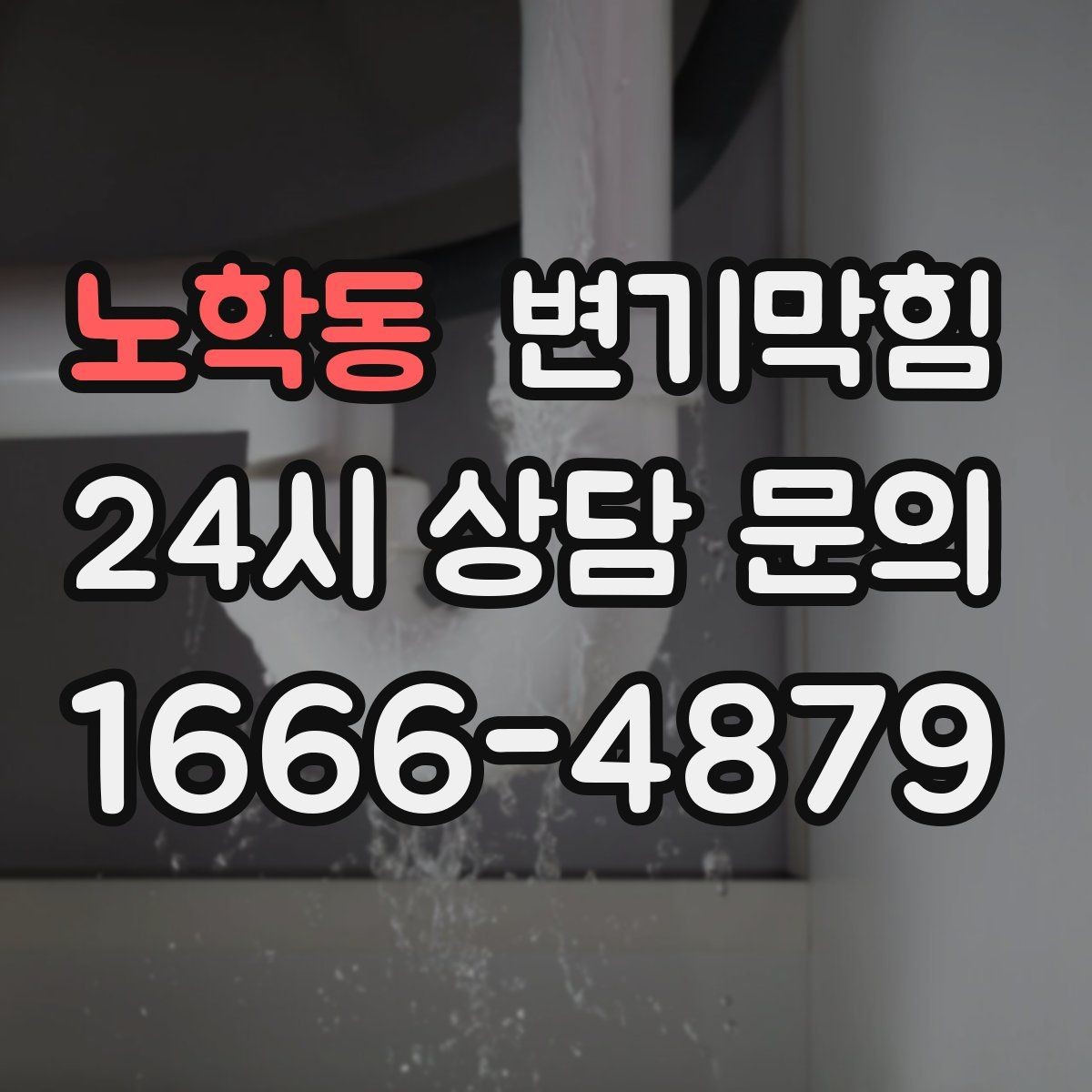 노학동 변기막힘 뚫어뻥 대신 뜨거운 물 위험성