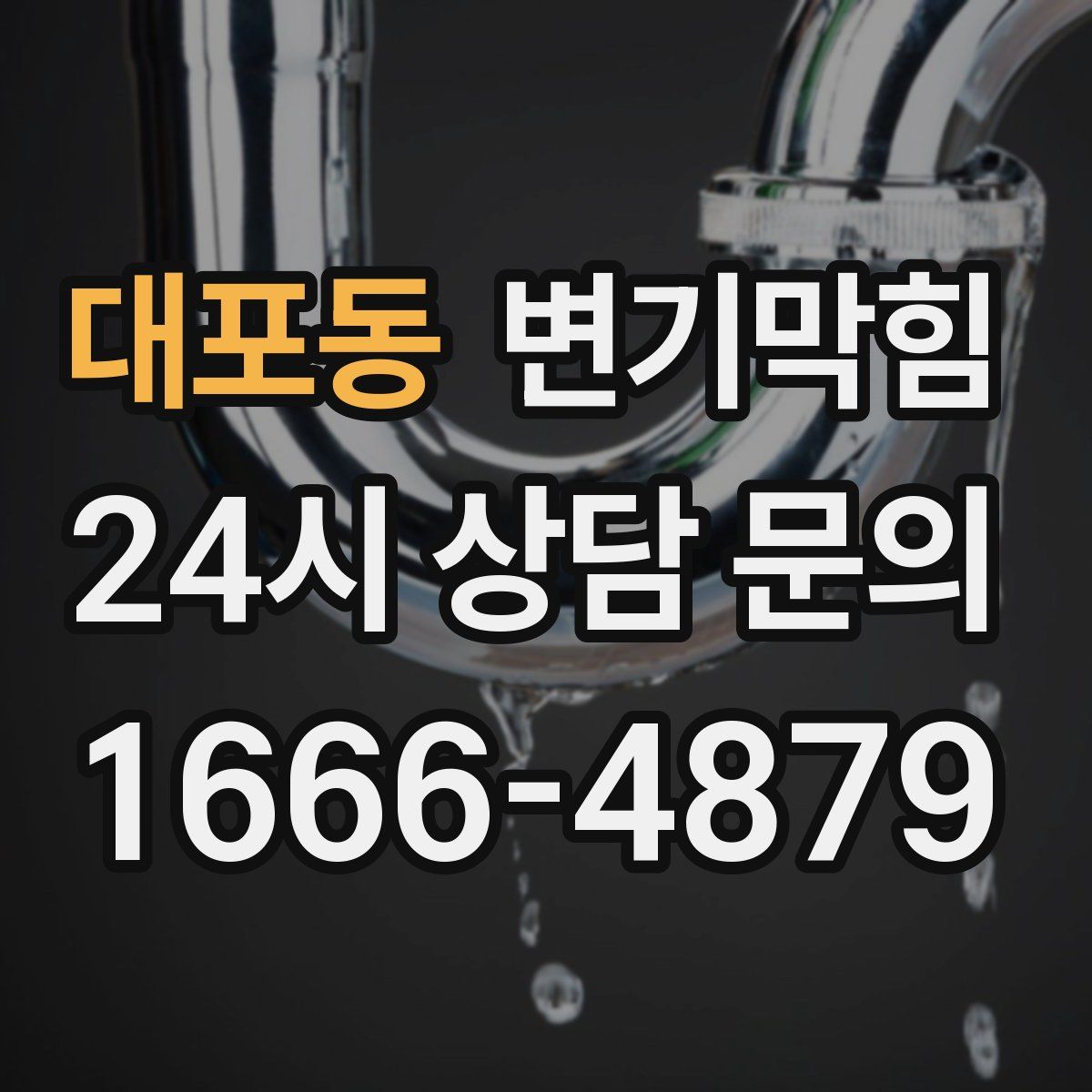 대포동 변기막힘