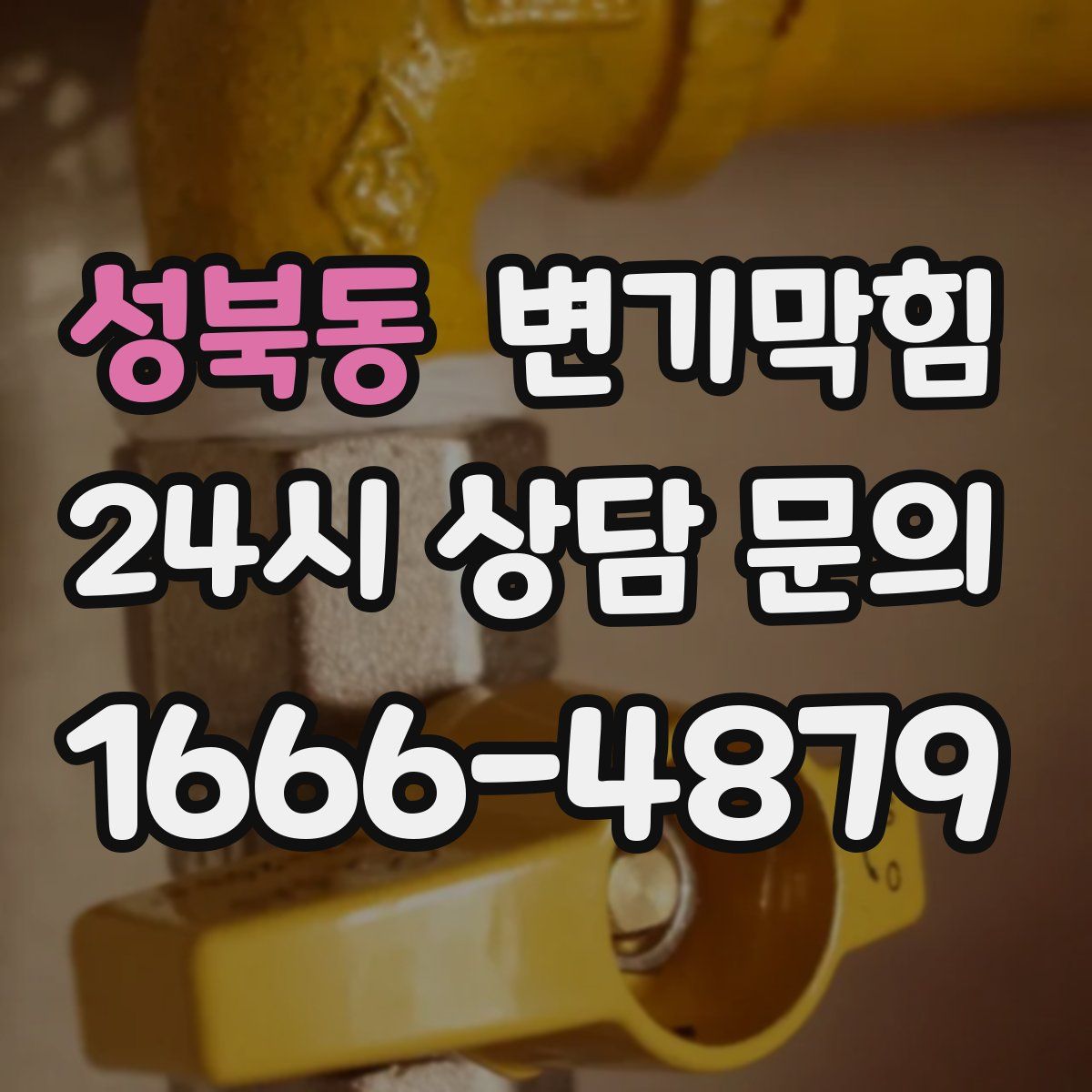 성북동 변기막힘