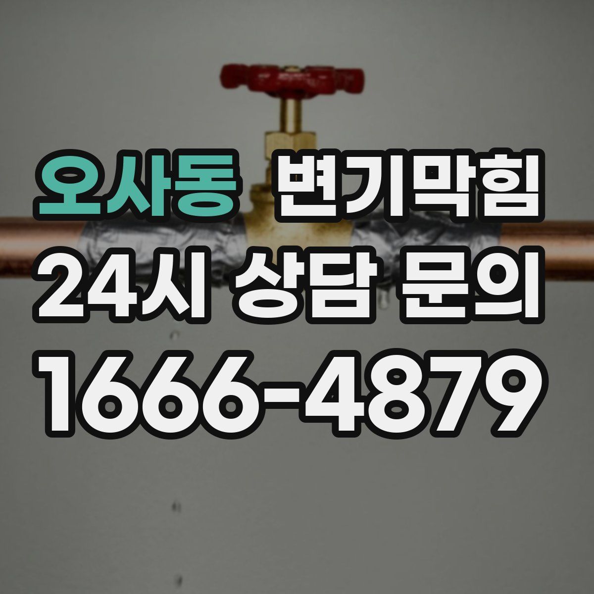 오사동 변기막힘