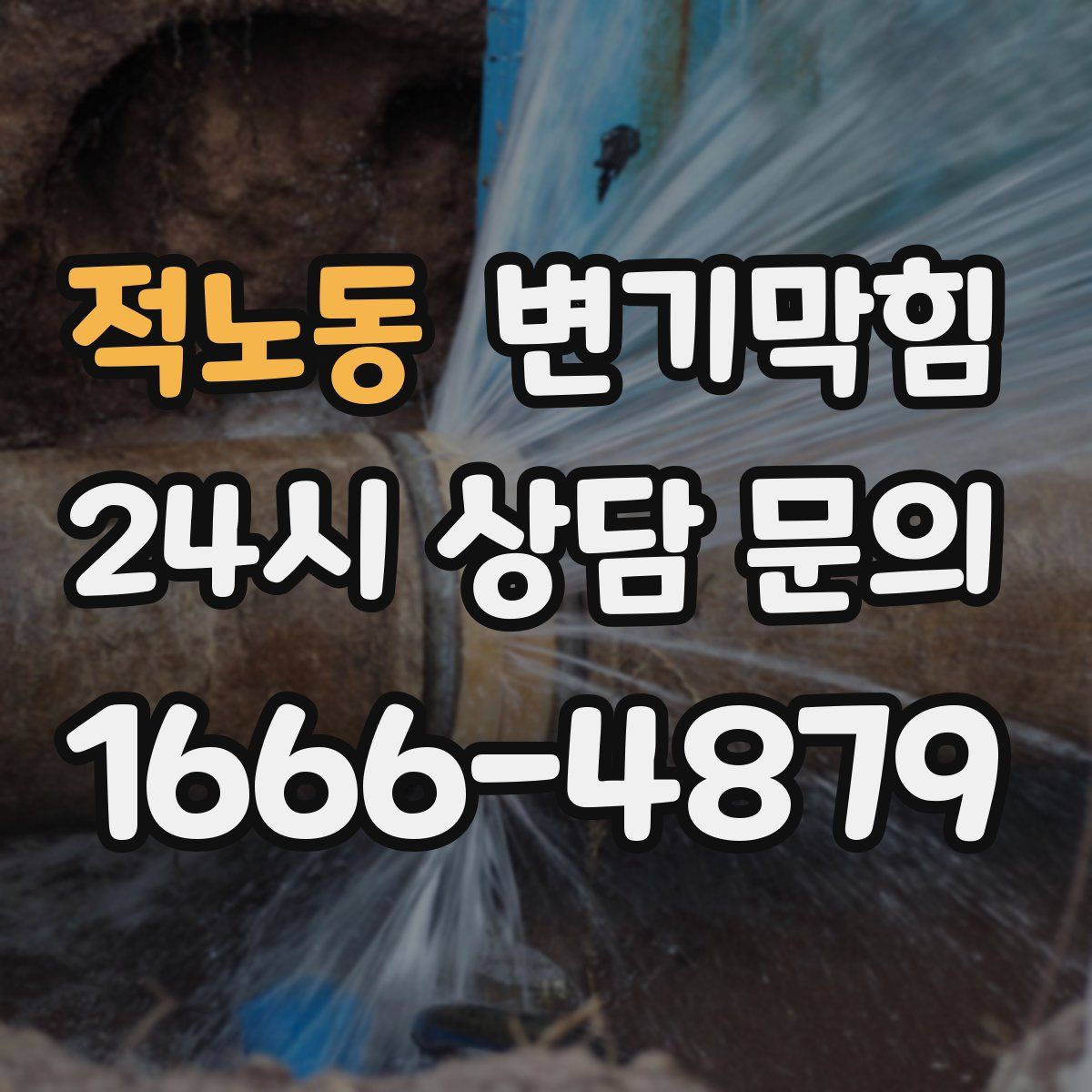 적노동 변기막힘