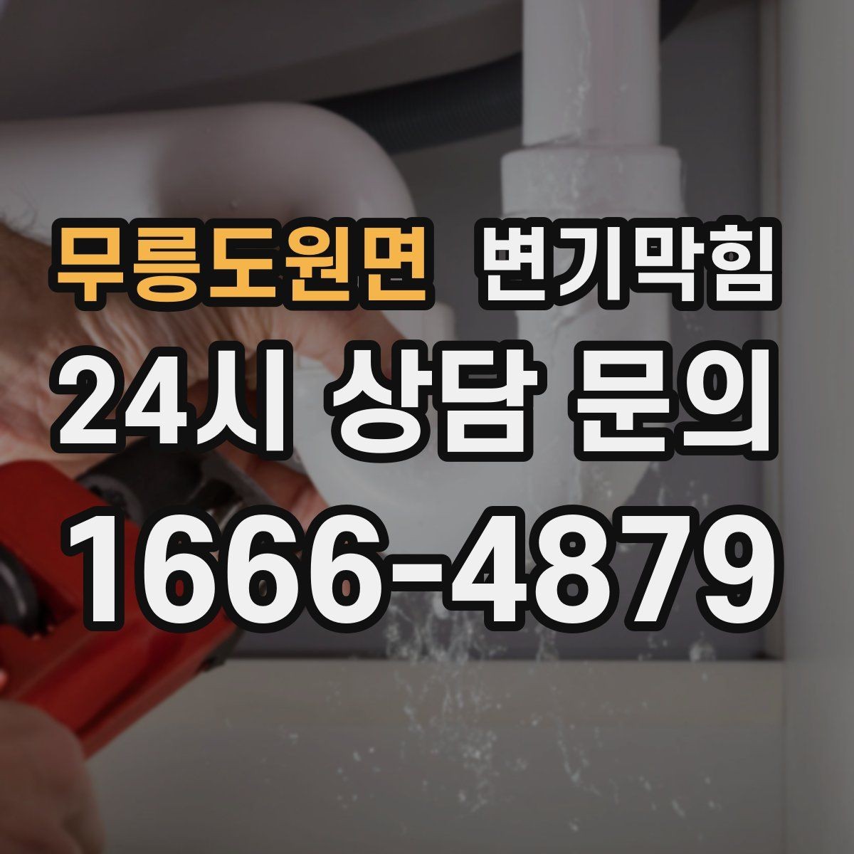 무릉도원면 변기막힘 사무실 배수구막힘 점심 전 퀵 솔루션