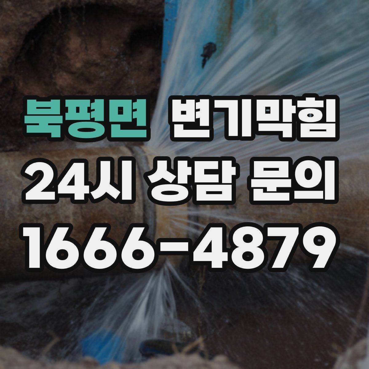 북평면 변기막힘 식당 변기뚫기 피크 타임 전 마감