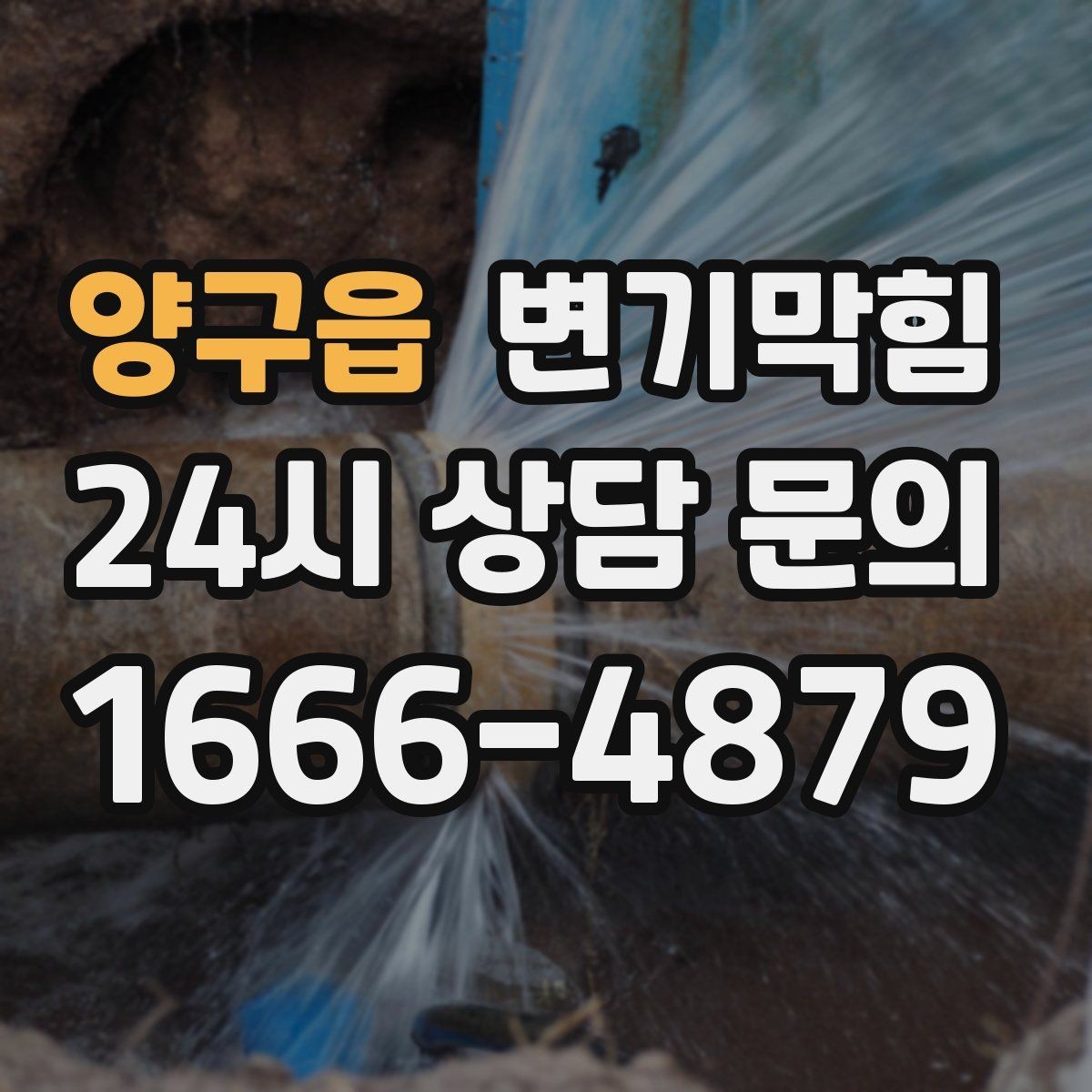 양구읍 변기막힘 다가구 배수구막힘 공용 트랩 복원