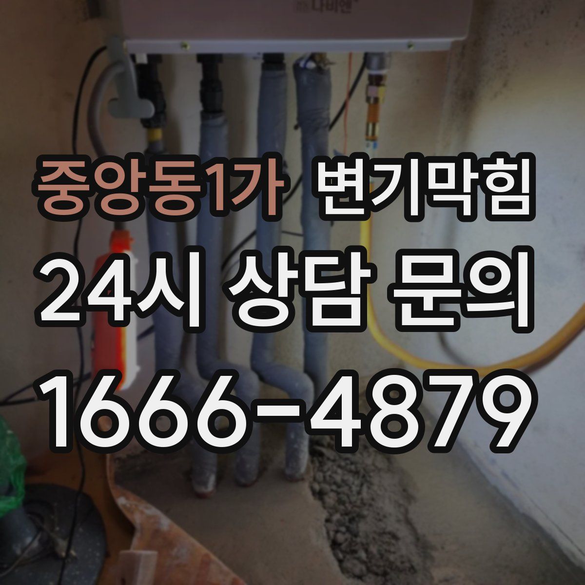 중앙동1가 변기막힘