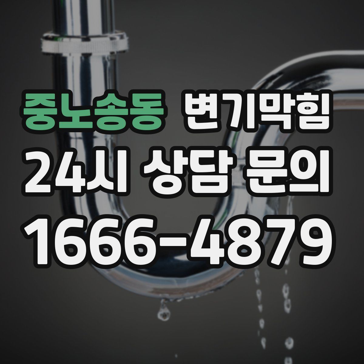 중노송동 변기막힘