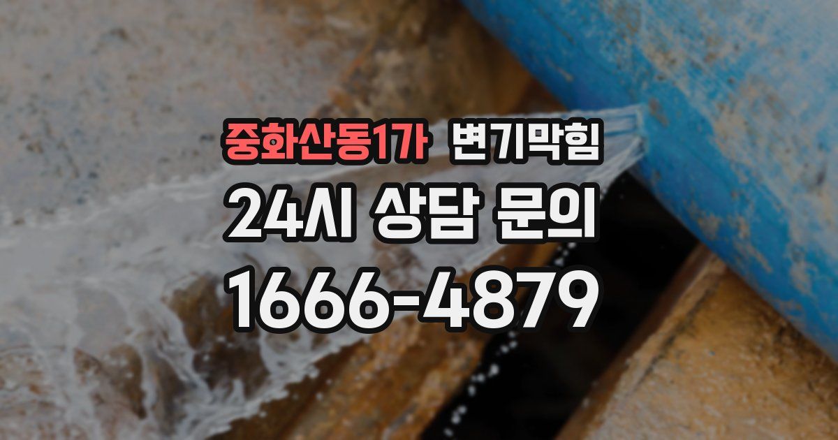 중화산동1가 변기