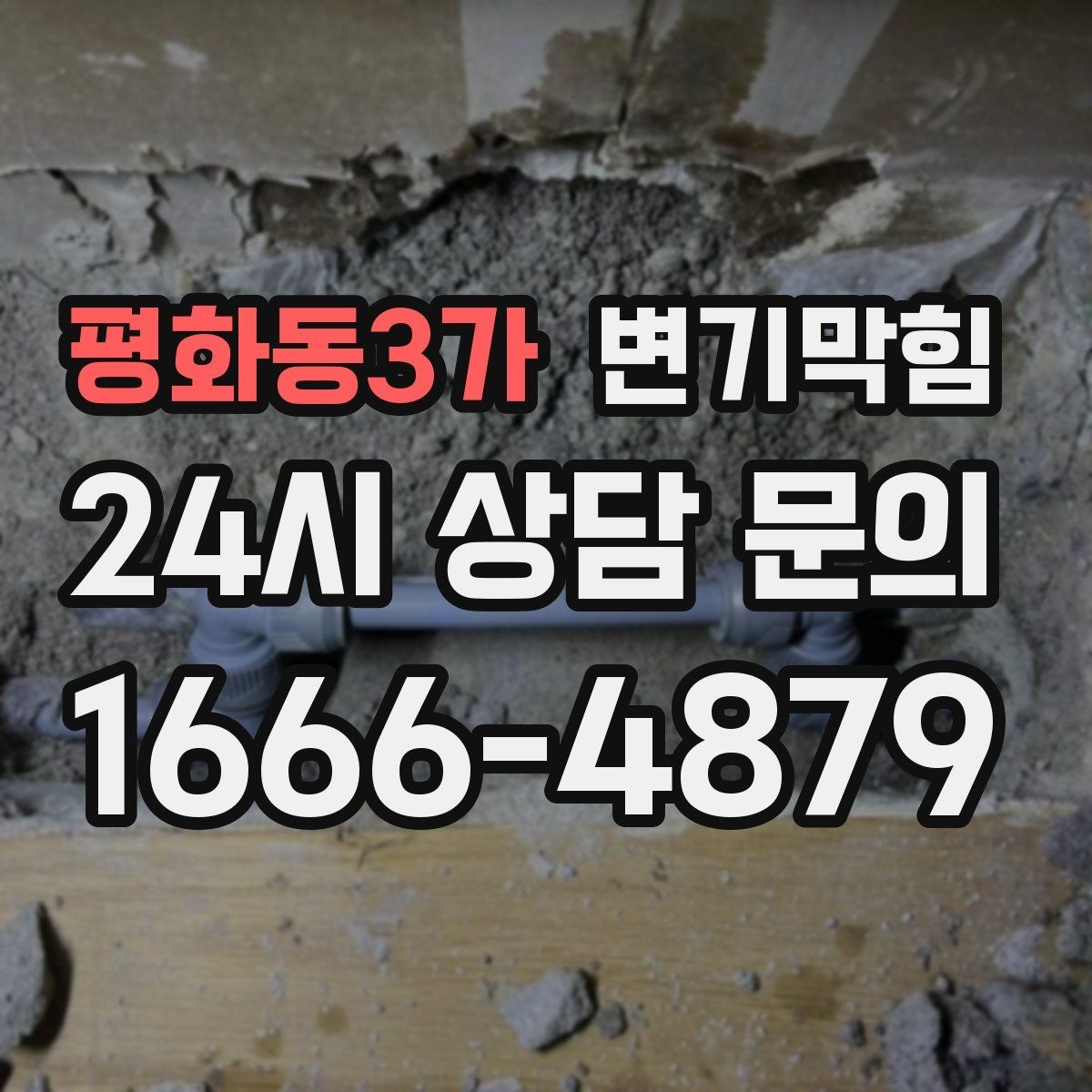 평화동3가 변기막힘 다가구 화장실역류 공용 트랩 보강