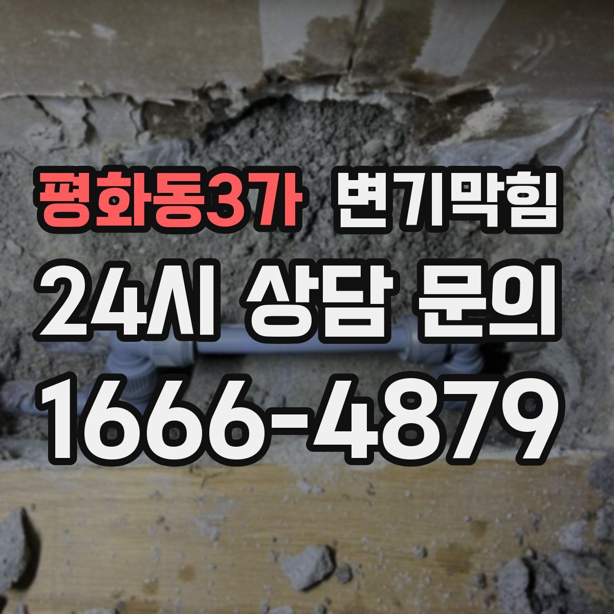 평화동3가 변기막힘