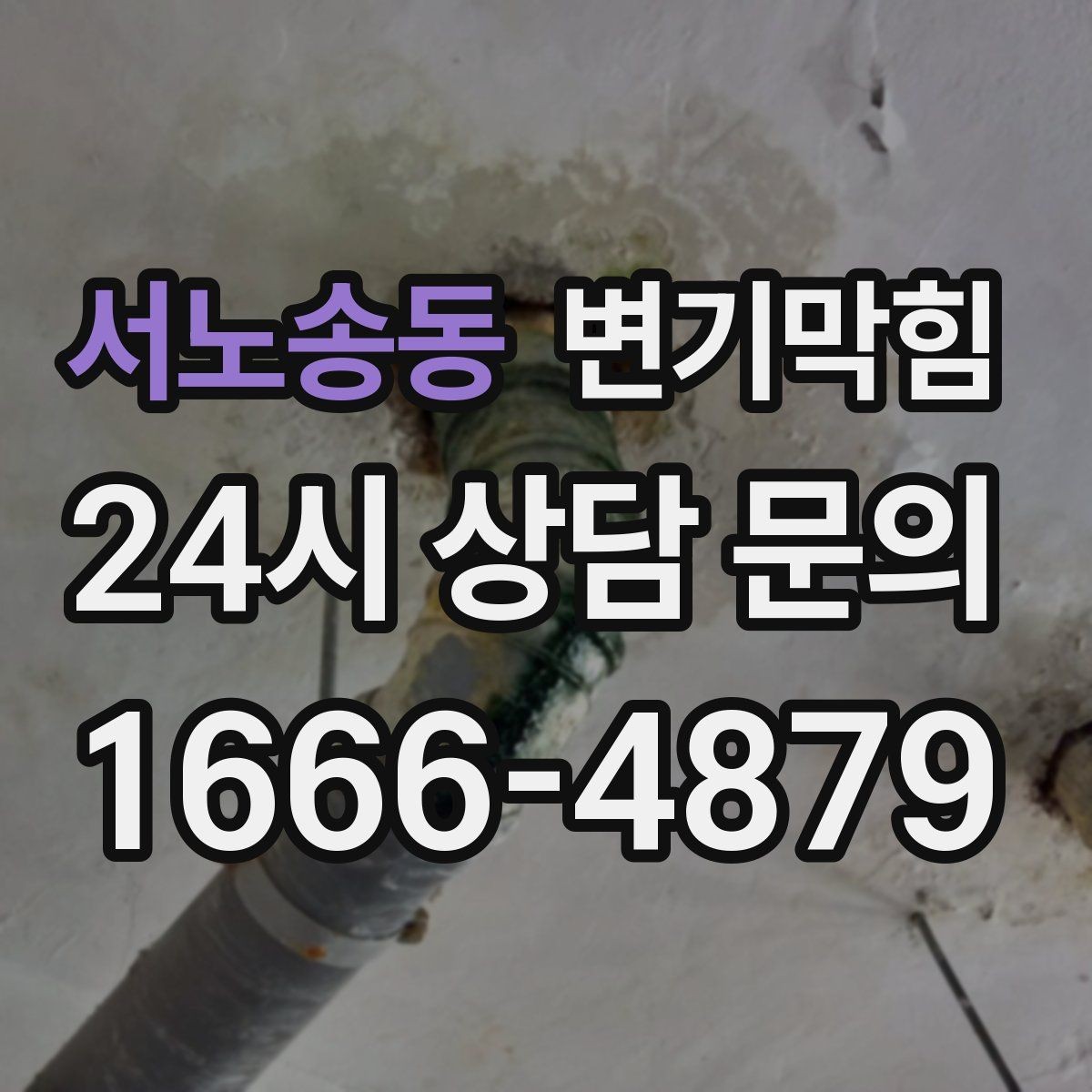 서노송동 변기막힘 변기막혔을때 냄새·거품 동시 발생