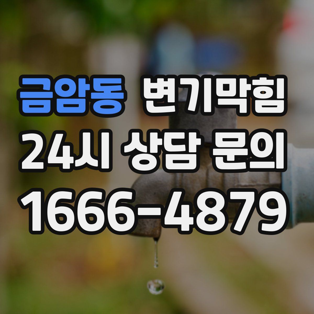 금암동 변기막힘