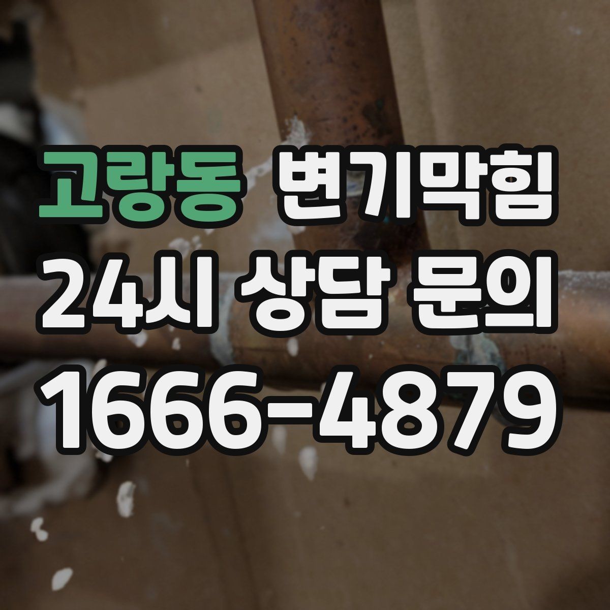 고랑동 변기막힘 변기뚫는비용 주말·심야 차이 정리