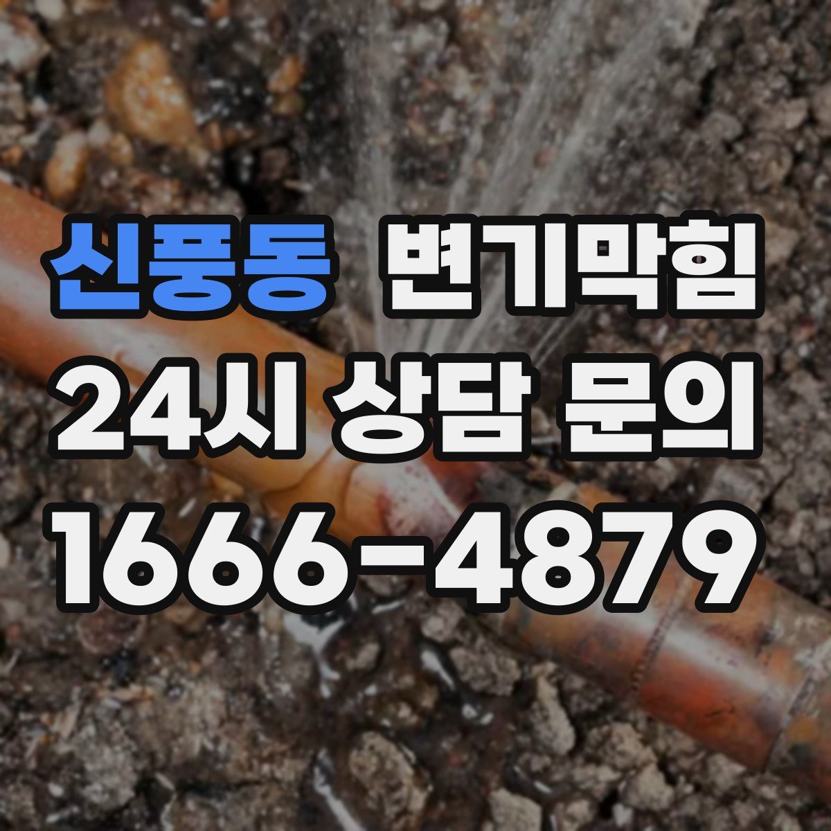 신풍동 변기막힘