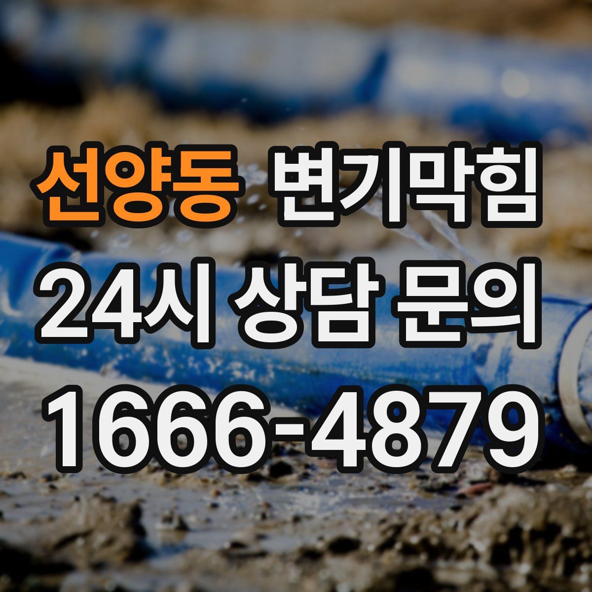 선양동 변기막힘