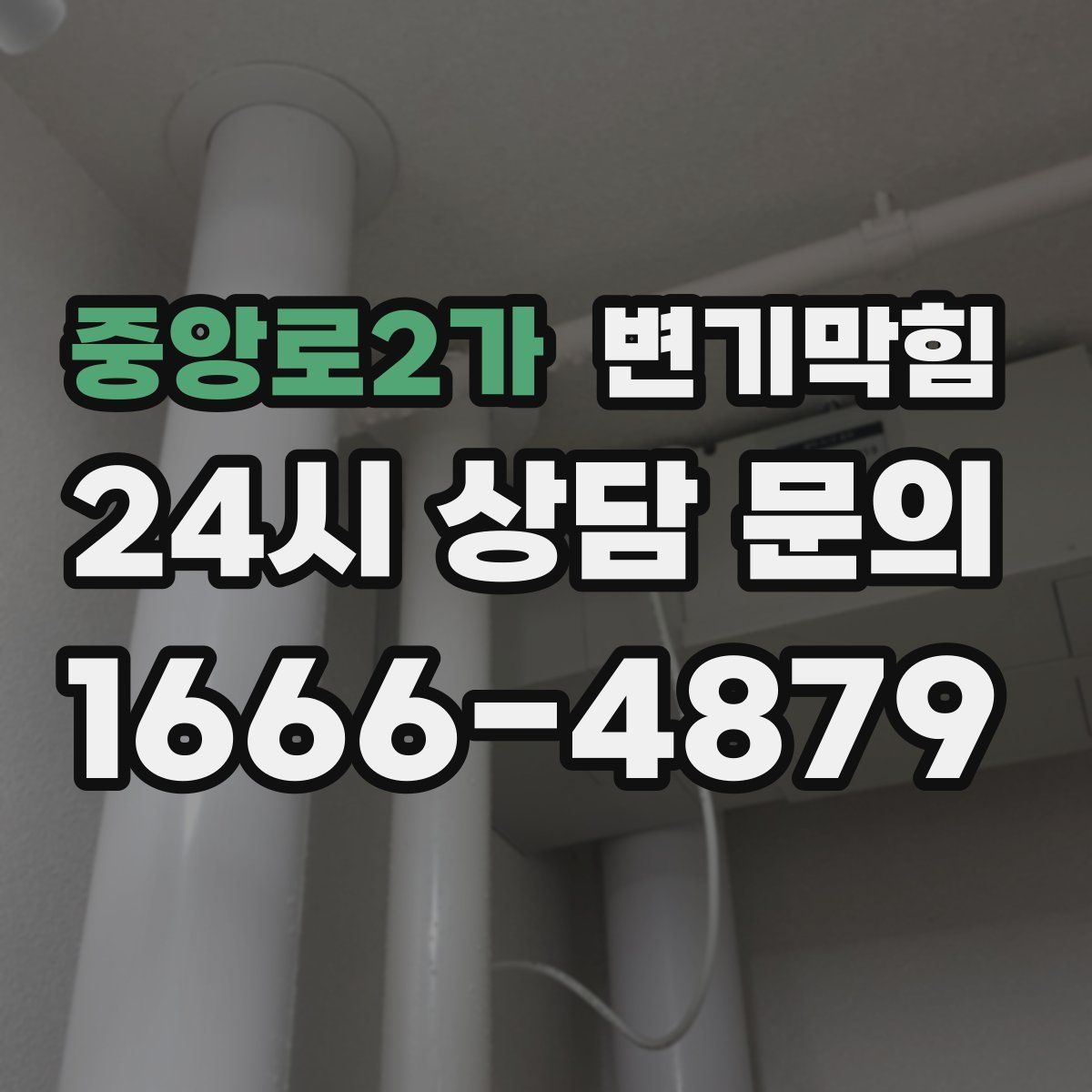 중앙로2가 변기막힘