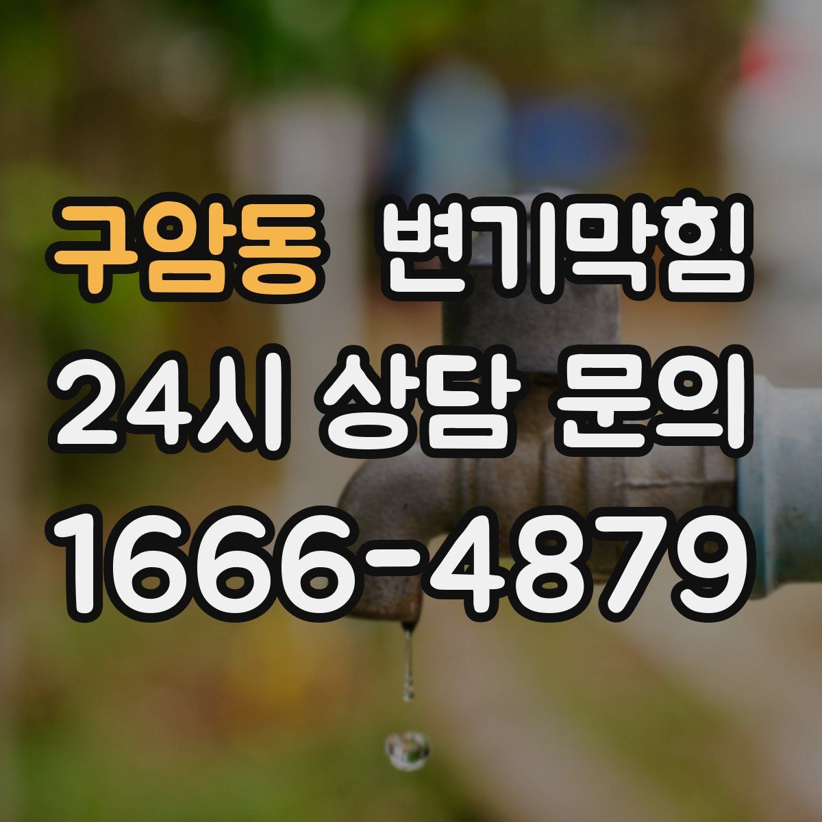 구암동 변기막힘