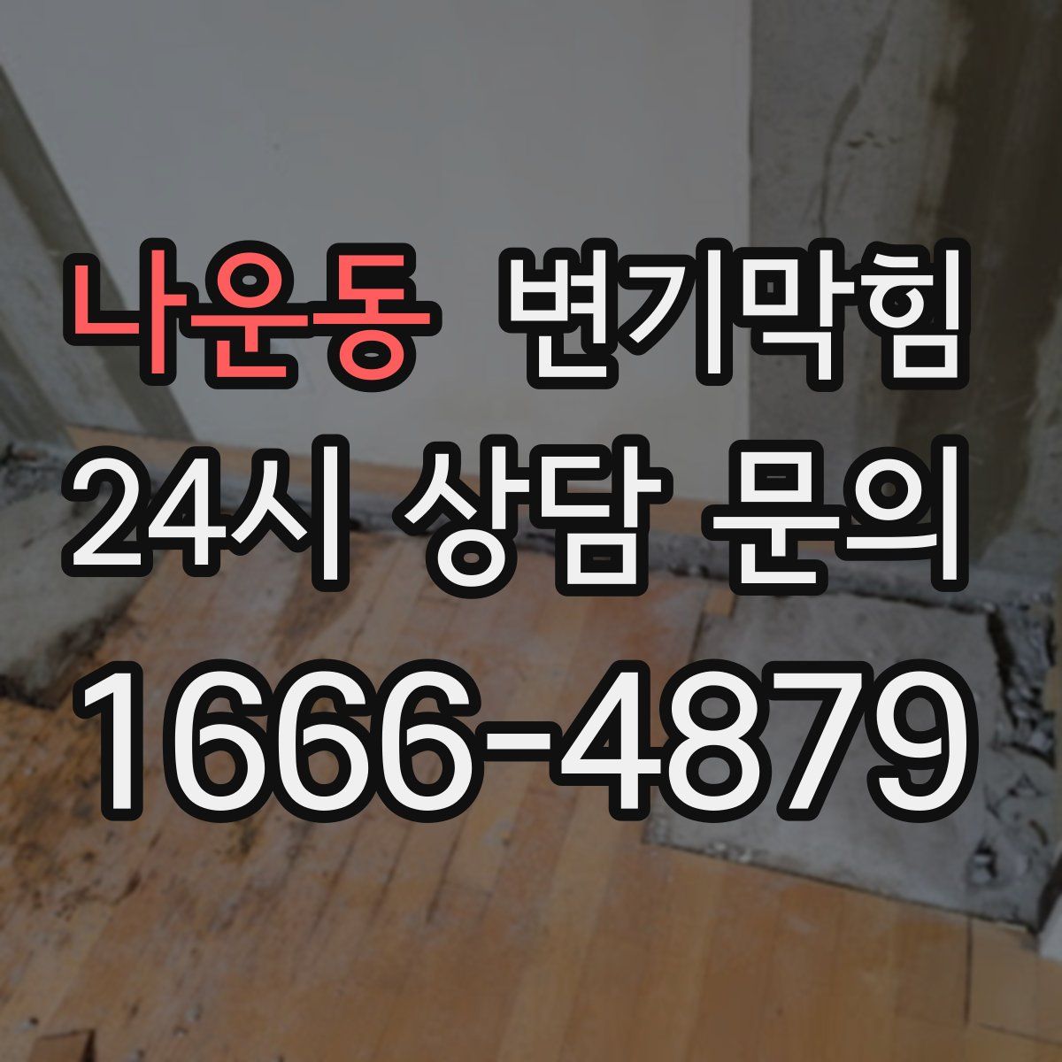 나운동 변기막힘