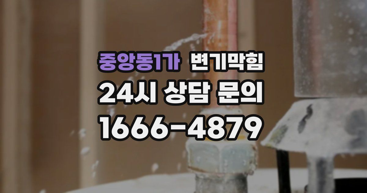 중앙동1가 변기