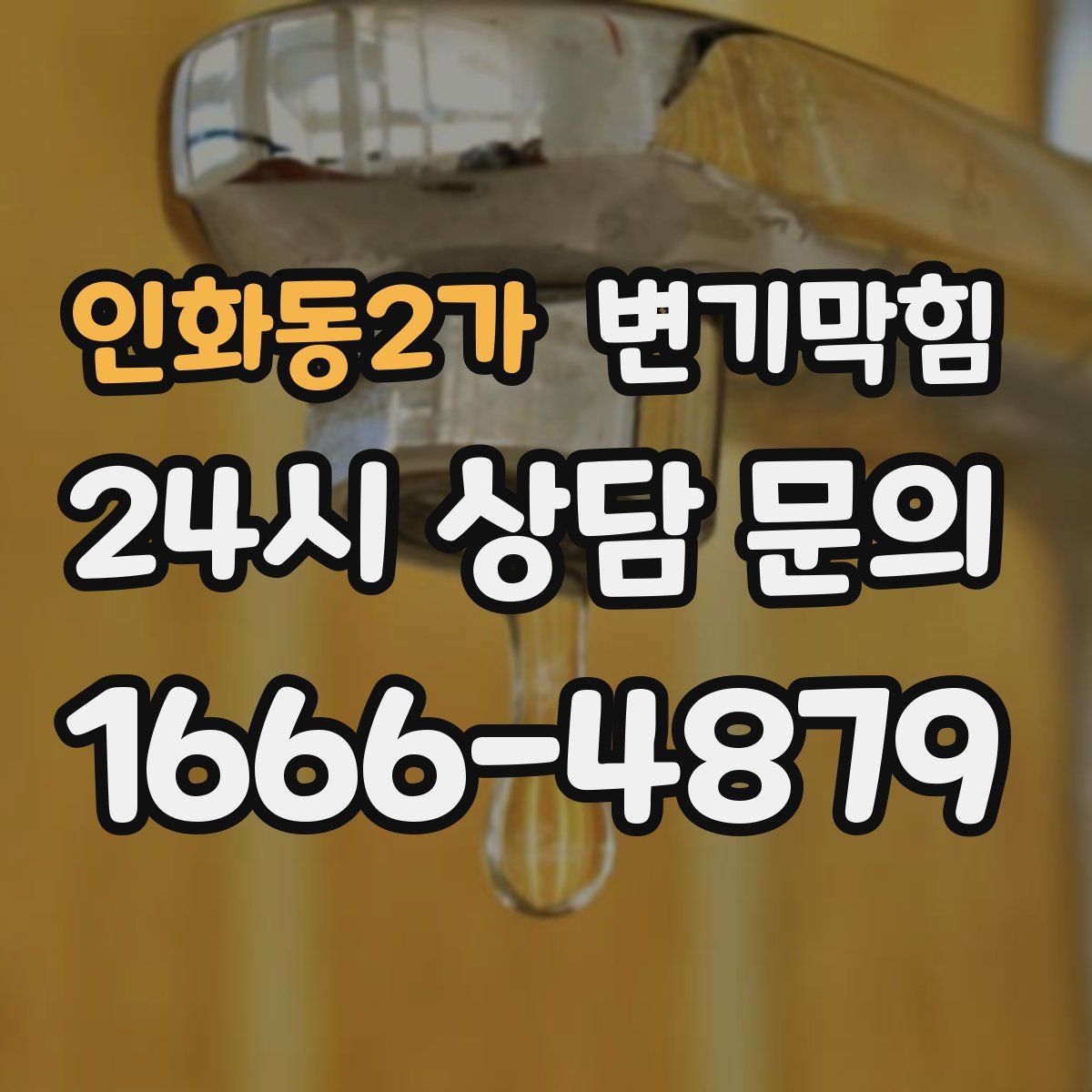 인화동2가 변기막힘