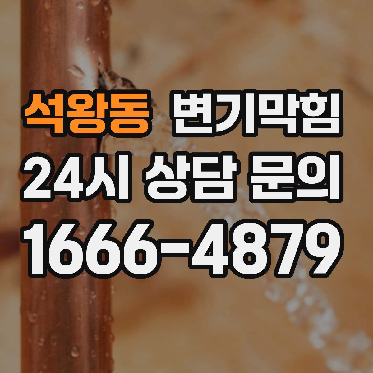 석왕동 변기막힘