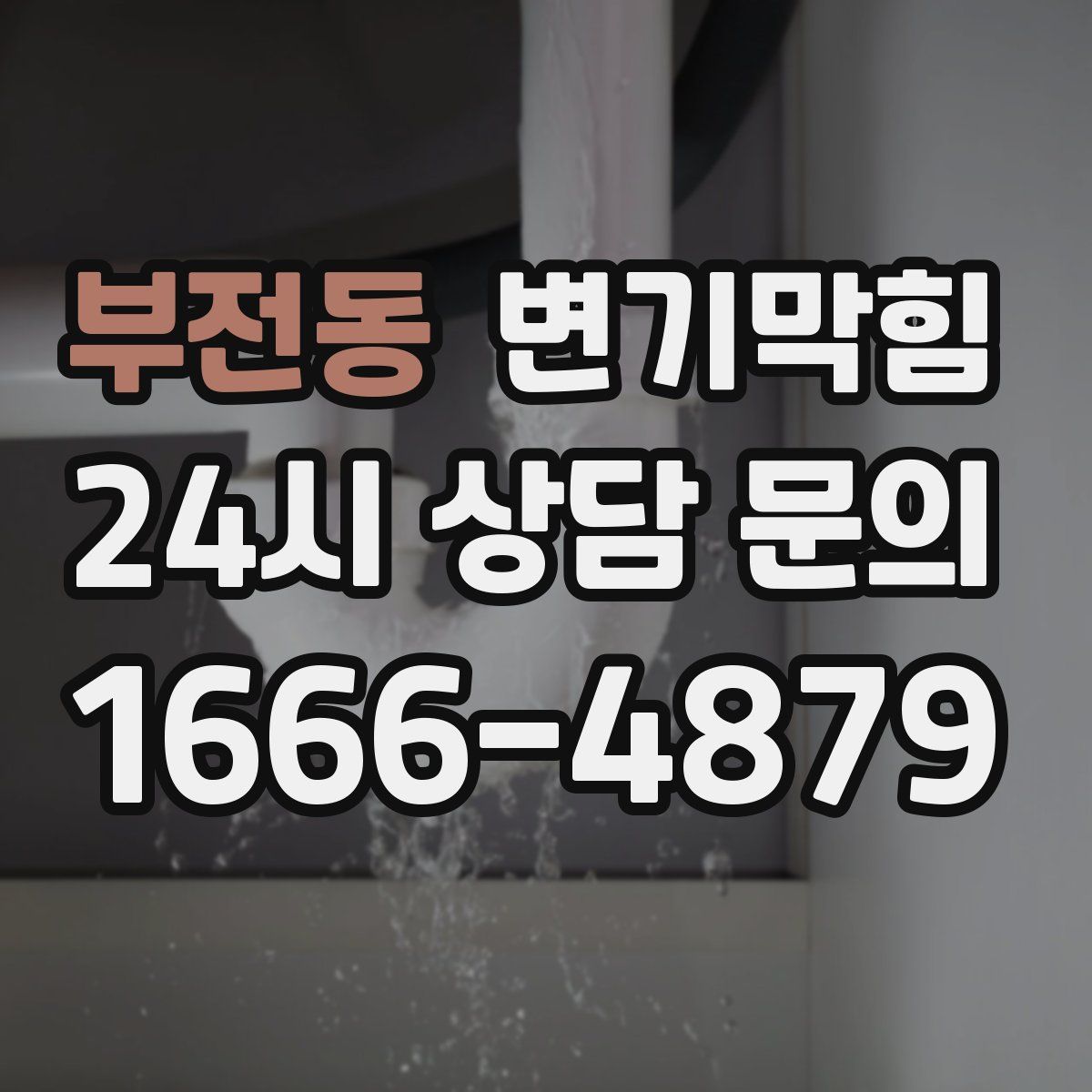 부전동 변기막힘