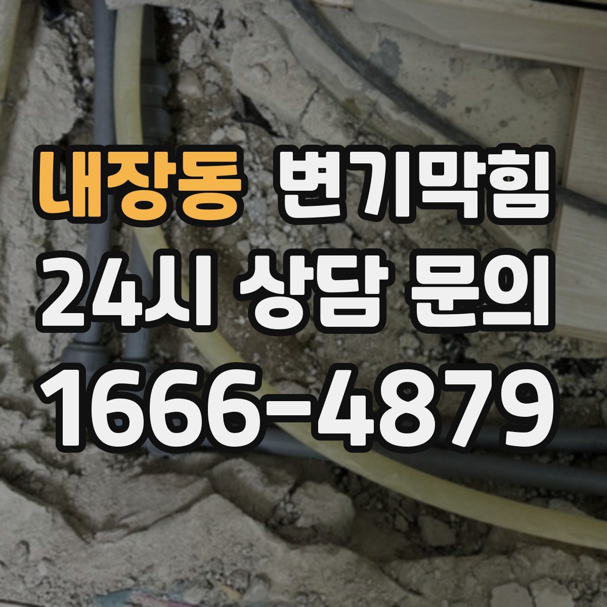 내장동 변기막힘