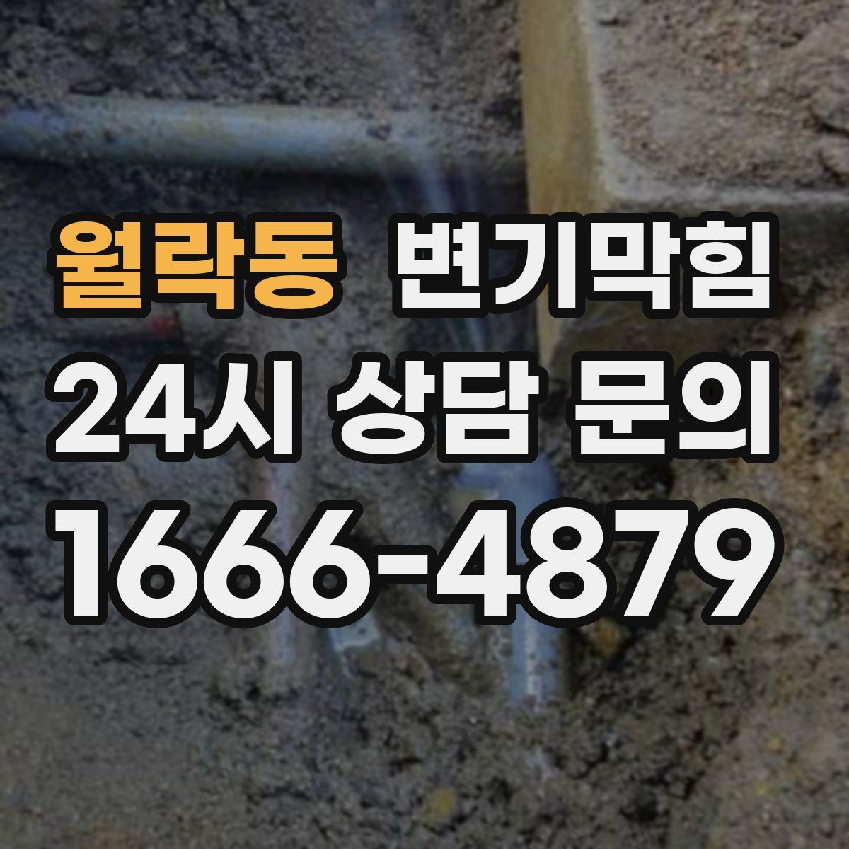 월락동 변기막힘